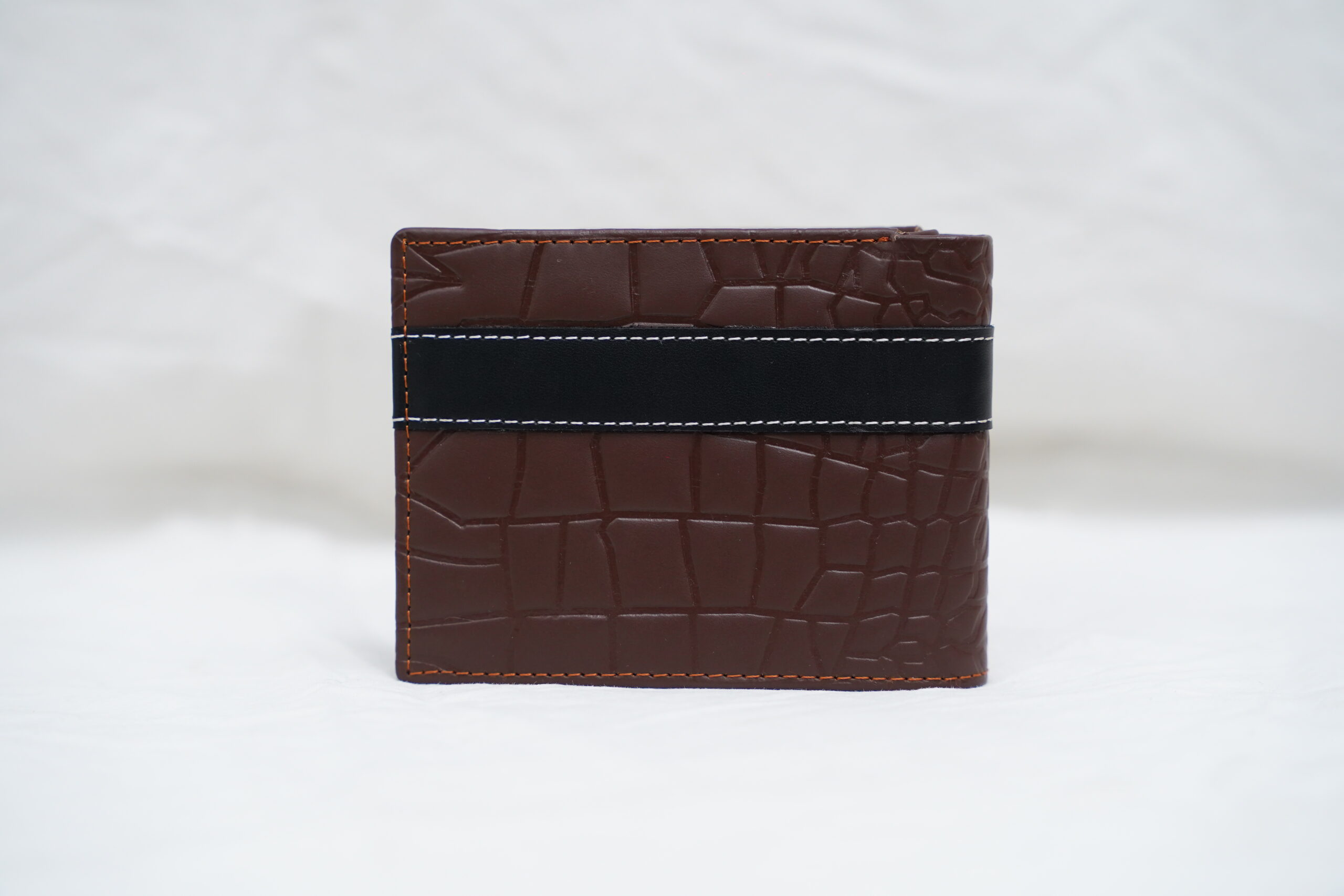 Croc Luxe Wallet - Brown Edition