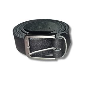 Midnight Classic Premium Black Leather Belt